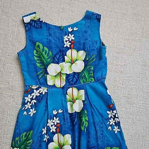 Vintage Royal Hawaiian long dress, Med - Picture 9 of 10